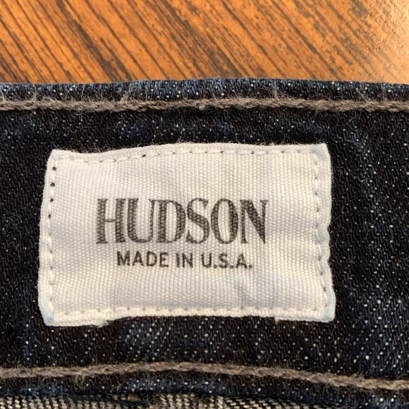 Hudson Byron 5 pocket Straight Men's Blue Jeans, size 32, 4 Button Up - Picture 11 of 16